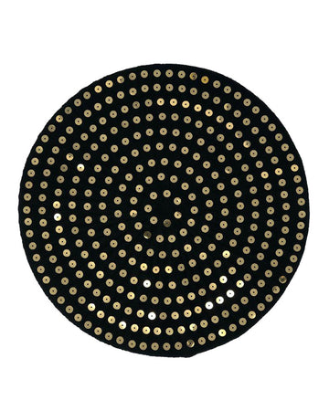 Revaz SSB25A/P Black with Gold Sequins Snood myselflingerie.com